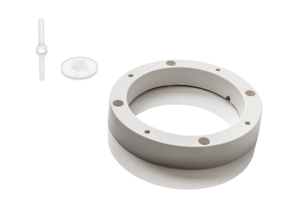product picture of extra mounting ring set with leveling foot white