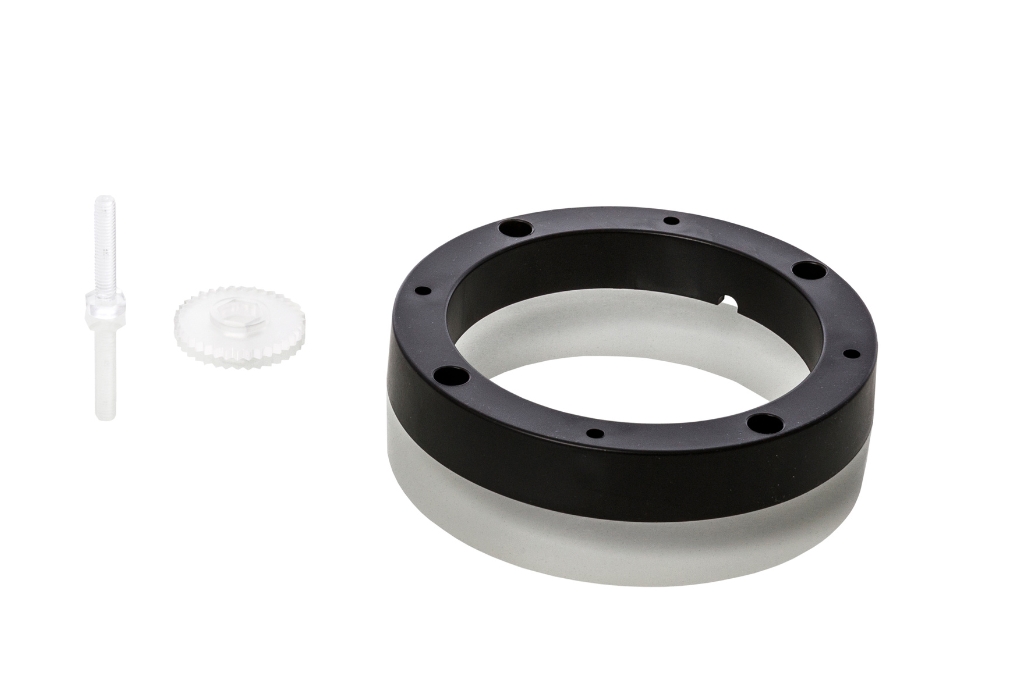 product picture of extra mounting ring set with leveling foot black